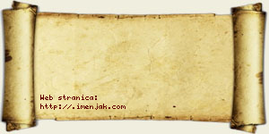 Olga Župac vizit kartica